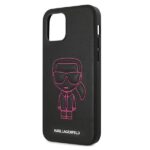 Karl Lagerfeld KLHCP12MPCUIKPI iPhone 12/12 Pro 6,1" pink hardcase Karl Ikonik Outline - imagine 6