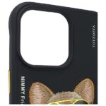 Nimmy case iPhone 15 Pro 6.1" black Glasses Cool Dog - imagine 3