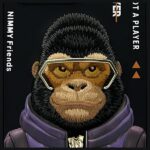 Nimmy case iPhone 16 Pro 6.3" black Cool&Cute 2.0 Monkey - imagine 7