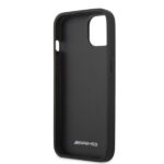 AMG AMHCP13MBLSCA iPhone 13 / 14 / 15 6.1" black hardcase with Carbon Stripe & Embossed design - imagine 7