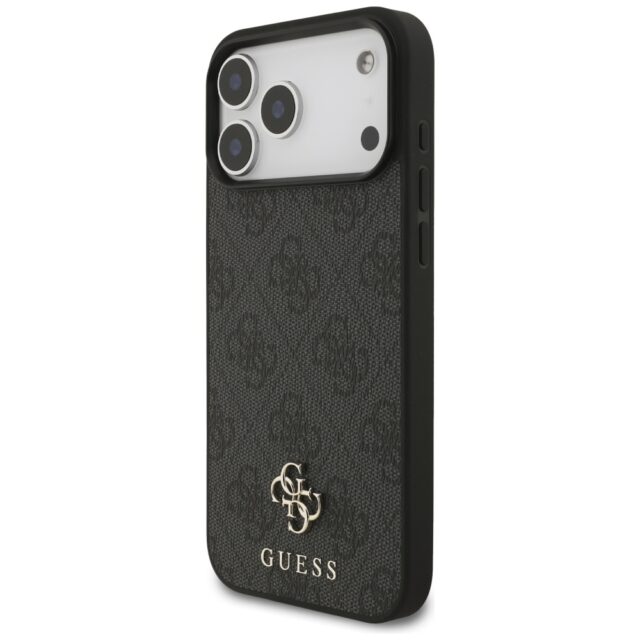Guess 4G Small Classic Logo MagSafe case for iPhone 17 Pro Max black - imagine 2
