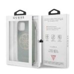 Guess GUHCN61PCUGLKA iPhone 11 6,1" / Xr khaki hard case 4G Circle Glitter - imagine 7
