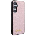 Guess GUHCS24SHGGSHP S24 S921 pink hardcase Glitter Script - imagine 4