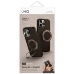 Case UNIQ Keva Air for iPhone 16 Pro Max Magclick Charging GripFit brown - imagine 7
