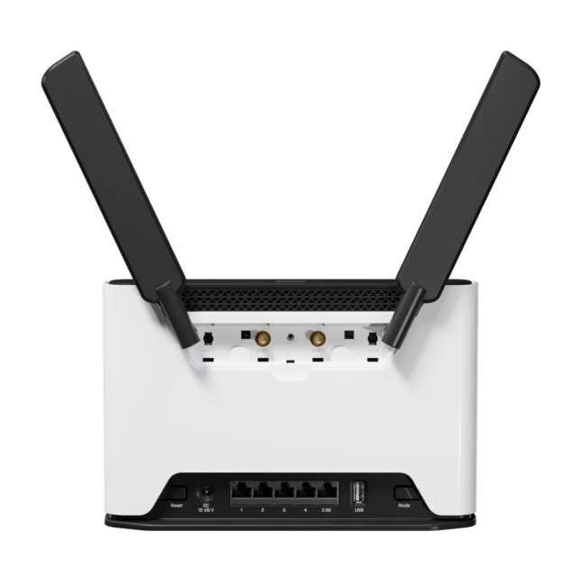 MikroTik Chateau LTE6 ax | Router LTE | S53UG+5HaxD2HaxD-TC&FG621-EA, Wi-Fi6, LTE6, 4x RJ45 1000Mb/s, 1x RJ45 2,5Gb/s, microSIM - imagine 3