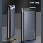 USAMS Powerbank PB55 10000mAh 2xUSB LED display grey 10KCD14801 (US-CD148) aluminum - imagine 8