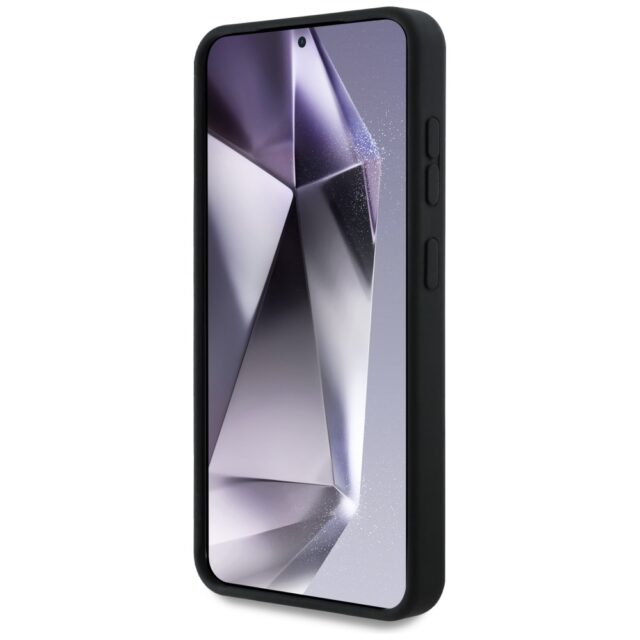 Case AMG Oversize Rhombs MagSafe for Samsung Galaxy S25 black - imagine 5