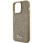 Guess GUHCP15XPMSDGSD iPhone 15 Pro Max 6.7" gold hardcase Disco Metal Script - imagine 6