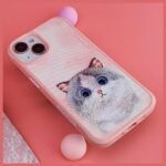 Nimmy case iPhone 15 Pro Max 6.7"         pink Big Eyed Pet 2.0 Cat - imagine 9