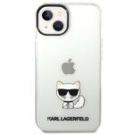 Karl Lagerfeld KLHCP14SCTTR iPhone 14/ 15 / 13 6,1" hardcase transparent Choupette Bod - imagine 3