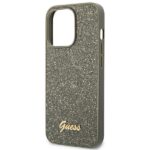Guess GUHCP14LHGGSHN iPhone 14 Pro 6,1" green hard case Glitter Script - imagine 6