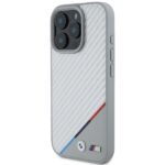 BMW BMHMP16X23PUDTS iPhone 16 Pro Max 6.9" grey hardcase M Carbon Tricolor Line MagSafe - imagine 2
