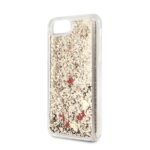 Guess GUHCI8GLHREGO iPhone 7/8/SE 2020/ SE 2022  hard case Liquid Glitter Hearts - imagine 5