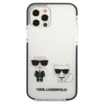 Karl Lagerfeld KLHCP12MTPEKCW iPhone 12/12 Pro hardcase white Karl&Choupette - imagine 3