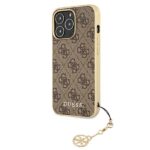 Guess GUHCP13XGF4GBR iPhone 13 Pro Max 6,7" brown hardcase 4G Charms Collection - imagine 2