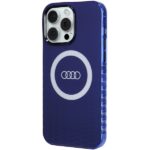 Audi IML Big Logo MagSafe Case iPhone 15 Pro Max 6.7" navy blue hardcase AU-IMLMIP15PM-Q5/D - imagine 2
