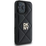 DKNY DKHCP16LPQDSLK iPhone 16 Pro 6.3" black Quilted Stack Logo - imagine 4