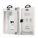 Karl Lagerfeld KLHCN61SLCHWH iPhone 11 6,1" / Xr  hardcase white Silicone Choupette - imagine 8