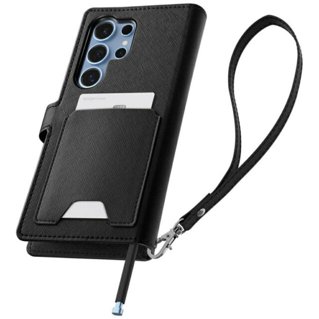 Spigen Wallet "S" Case for Samsung Galaxy S25 Ultra Black - imagine 8