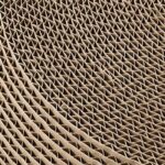 Extralink Pets Cat Scratcher, Cardboard Round Bed Bowl 30 cm for Scratching pet-763 - imagine 3