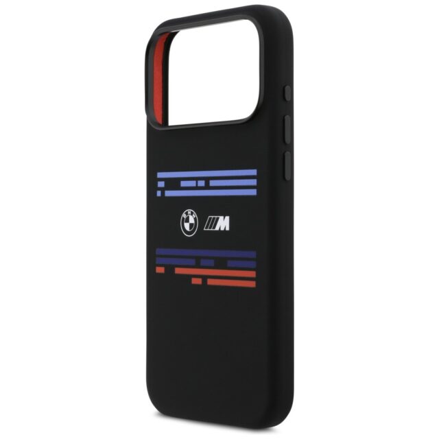 BMW M Silicon Horizontal Line MagSafe Case for iPhone 17 Pro Max Black - imagine 6