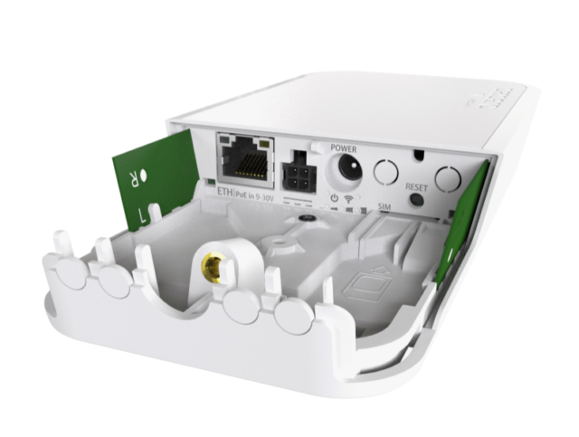 MikroTik wAP R | Access point | RBwAPR-2nD, 2,4GHz, miniPCI-e, 1x RJ45 100Mb/s - imagine 2