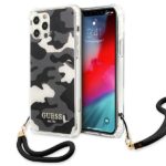 Guess GUHCP12MKSARBK iPhone 12/12 Pro 6,1" black hardcase Camo Collection