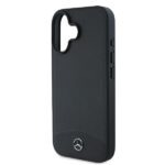 Mercedes MEHMP16S23RBARK iPhone 16 6.1" czarny/black hardcase Textured And Plain Leather MagSafe - imagine 6