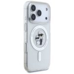 Karl Lagerfeld IML Karl Choupette Glitter MagSafe Case for iPhone 17 Pro Max Clear - imagine 4