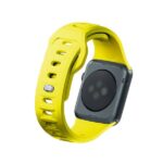 3MK Silicone Watch Strap yellow for Apple Watch 42/44/45/49mm - imagine 6