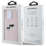 Karl Lagerfeld KLHMP16LSKCHPPLP iPhone 16 Pro 6.3" pink hardcase Silicone Double Heads Print M - imagine 8