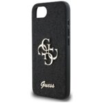 Case Guess Fixed Glitter Big 4G for iPhone 16e black - imagine 6