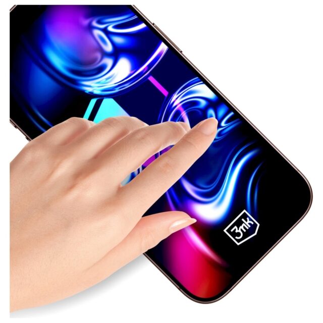 Tempered glass 3MK HardGlass Max with applicator for Apple iPhone 17 Pro Max - imagine 5