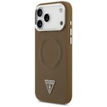 Guess Triangle Logo MagSafe case for iPhone 17 Pro Max brown - imagine 2