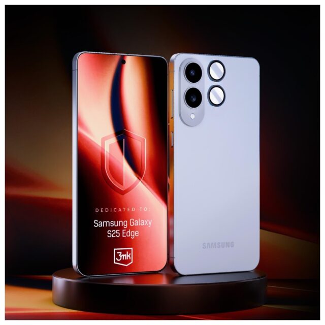 3MK Lens Protection Pro Camera Lens Protector for Samsung Galaxy S25 Edge Black 1pcs - imagine 8