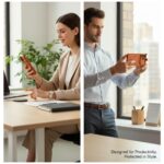 Etui UNIQ Veren do iPhone 17 Pro          Magclick Charging pomarańczowy - imagine 2