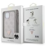 Guess GUHCP15MP4TDSCPP iPhone 15 Plus/ 14 Plus 6.7" pink hardcase Crossbody 4G Metal Logo - imagine 9