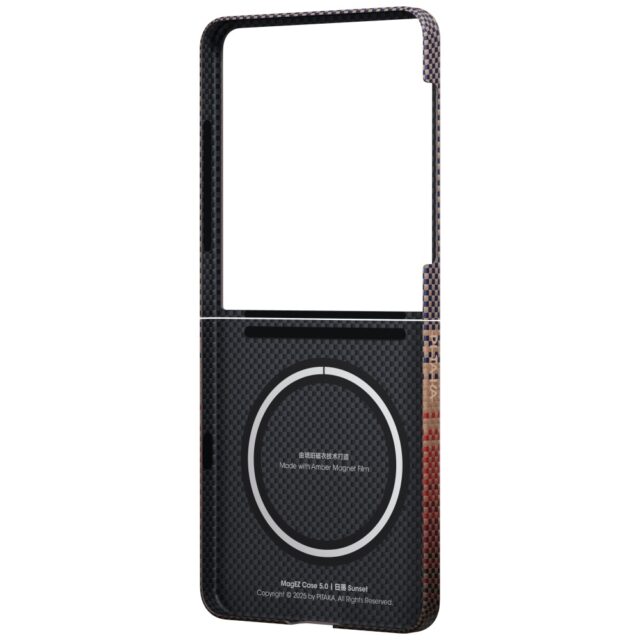 Case PITAKA Ultra-Slim MagSafe for Samsung Galaxy Z Flip7 sunset - imagine 3
