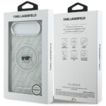 Karl Lagerfeld IML Karl Head Logo MagSafe Case for iPhone Air Grey - imagine 8