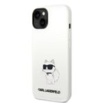 Karl Lagerfeld KLHMP14SSNCHBCH iPhone 14/ 15 / 13 6,1" hardcase white Silicone Choupette MagSafe - imagine 2