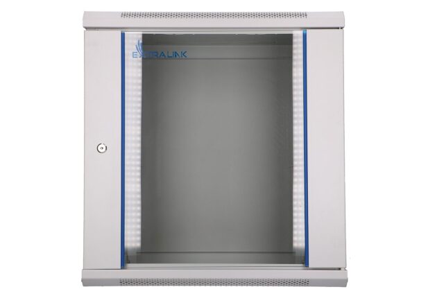 Extralink 12U 600x450 Gray | Rackmount cabinet | wall mounted - imagine 2