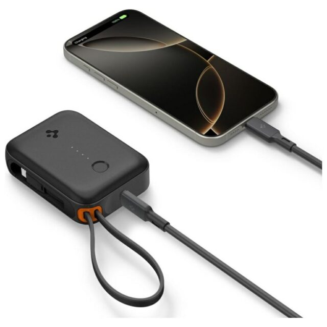 Powerbank Spigen Essential EA3010BT      10000mAh 30W czarny - imagine 2