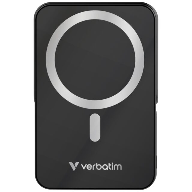 Powerbank Verbatim Charge n Go 10000mAh with stand Magnetic Wireless black 32264 - imagine 2