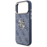 Case Guess 4G Big 4G Classic Logo for iPhone 17 Pro Max blue gold - imagine 6