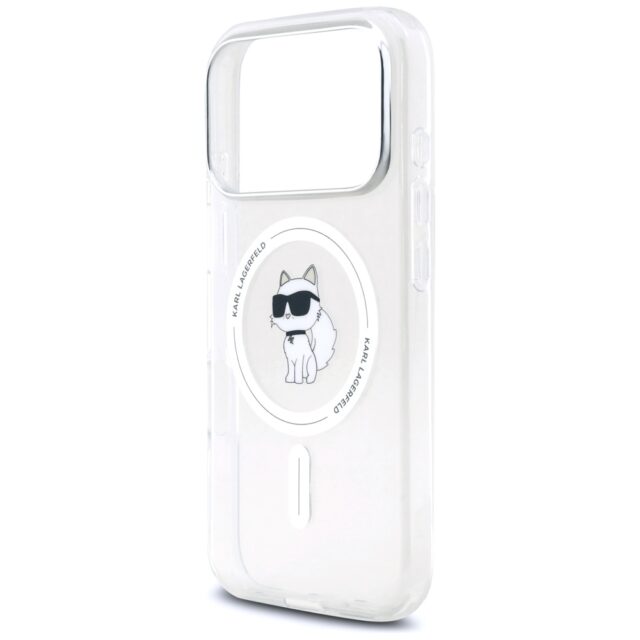 Karl Lagerfeld IML Choupette MagSafe Case for iPhone 17 Pro Max Clear - imagine 6