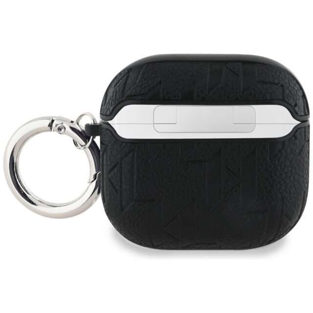 Karl Lagerfeld Monogram Choupette Head Case for AirPods 4 Black - imagine 2