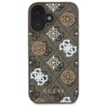 Guess GUHMP16SP4PWPW iPhone 16 6.1" brown hardcase Peony On 4G Background MagSafe - imagine 3
