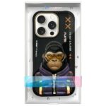 Nimmy case iPhone 16 Pro 6.3" black Cool&Cute 2.0 Monkey - imagine 9