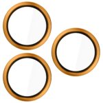 Camera lens protection 3MK HARDY Lens Protection Pro for Apple iPhone 17 Pro / 17 Pro Max orange - imagine 3