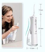 Extralink Beauty Intelligent Water Flosser L8 White, 2000mAh, IPX7 - imagine 3